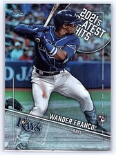 2022 Topps #21GH-5 Wander Franco 2021's Greatest Hits Blue