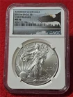 2015-W  Silver Eagle Dollar ASE NGC MS 70 EARLY RELEASES BURNISHED        #T1281