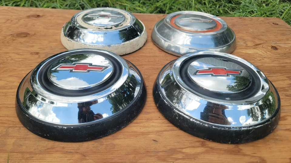 Chevrolet 1967 68 camioneta pickup Step Van 1/2 tonelada C10 G10 P10 tapacubos cromados Foto 2 de 4