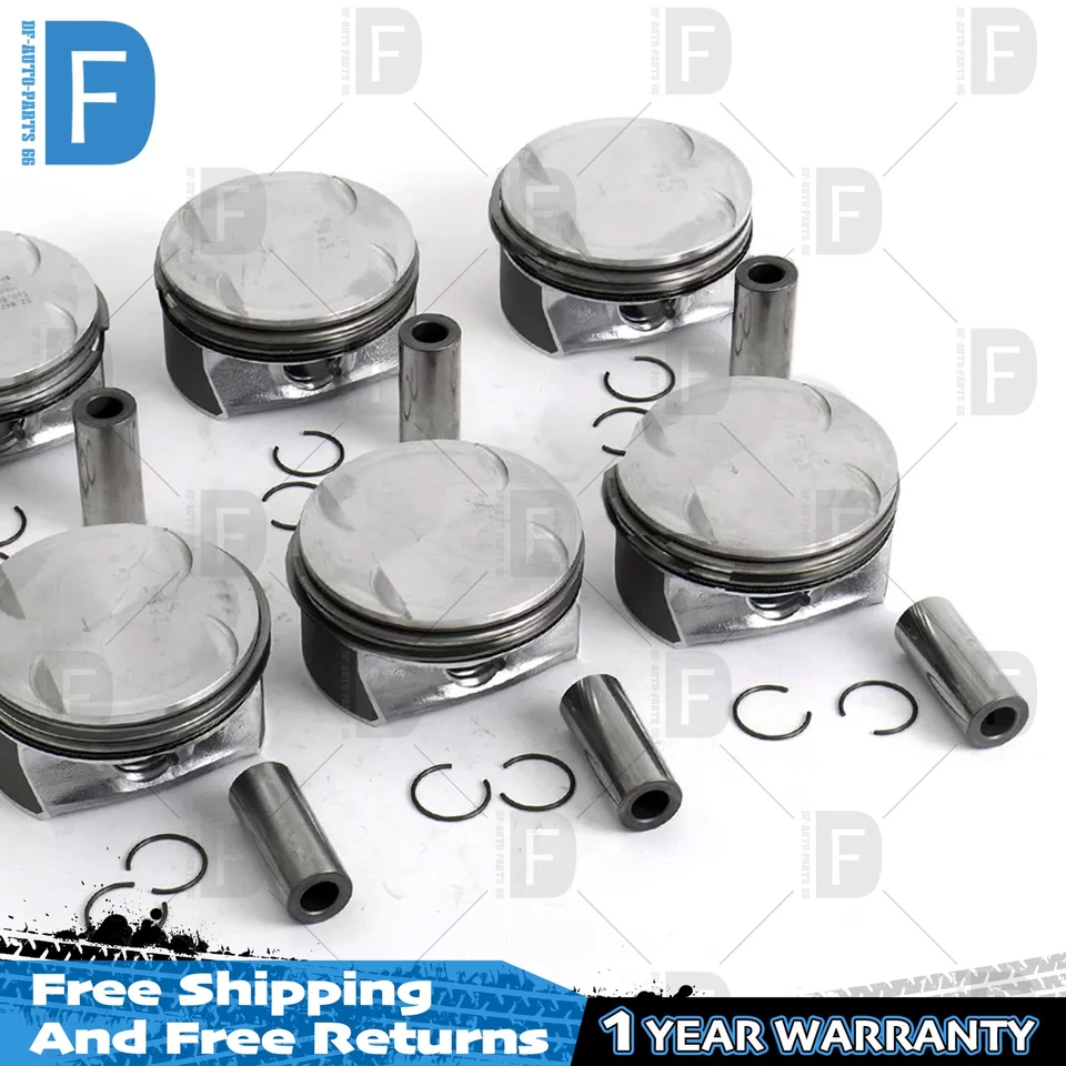 Juego de 6 anillos de pistón MAHLE 92,6+0,5 mm para Mercedes-Benz S350 C350 E350 3,5 L M272 Foto 3 de 4