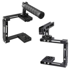 CAMVATE Half Cage Kit C-frame with Top Handle Grip fr Height 68-145mm DSLR Camer
