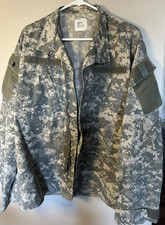 LN US Military Issue Army Combat Uniform ACU Camo Coat Jacket Medium Long G2