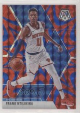 2019-20 Panini Mosaic Reactive Blue Prizm Frank Ntilikina #91 oc3