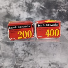 Seattle Film Works 400 200 35mm Color Print Film 20exp 2 Expired Rolls in Box