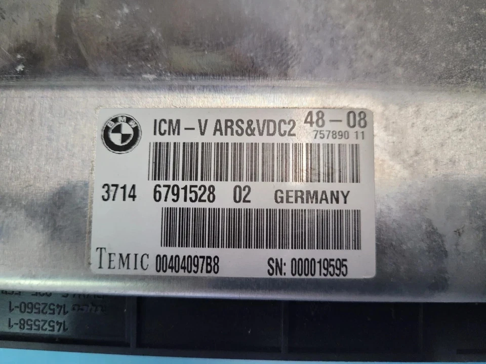 2009-2012 BMW 750i 750Li N63 ECM, CAS4, Key Fob, Ignition, Full Module Set - Image 4 of 4