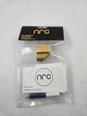 New ARC Division 9mm Compensator Flux V2 13.5x1 Left Hand Thread Gold 12788