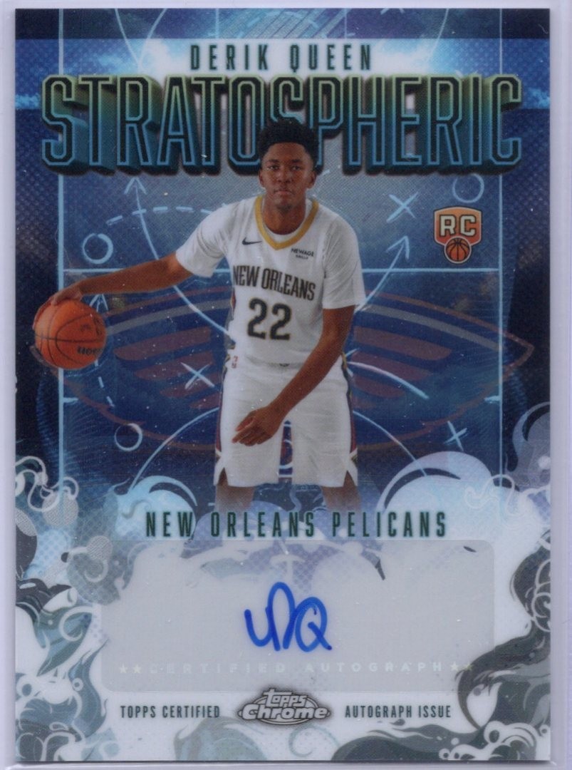 2025-26 Topps Chrome Derik Queen Stratospheric Rookie Auto! NEW CASE HIT! 🔥