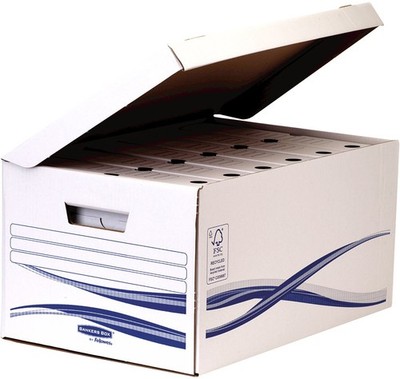 Fellowes BANKERS BOX Basic Archiv-Set Maxi plus blau