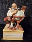 Collectible Norman Rockwell Schmid Music Box "Santa Claus Is Coming to Town "