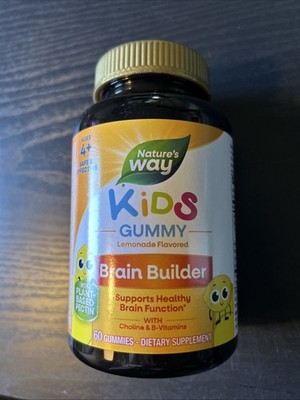 Kids Brain Builder Gummies 60 Count  by Nature's Way Kids
