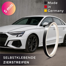 10m x 5mm Schwarz Zierstreifen Designstreifen Dekor Folie Felgen Auto Streifen