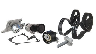 SKF Wasserpumpe + Zahn-/Keilrippenriemensatz MASTERKIT VKMC 16001