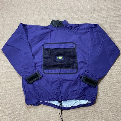 VINTAGE Helly Hansen Smock Herren Medium Oversized wasserdicht Kajak Segeln