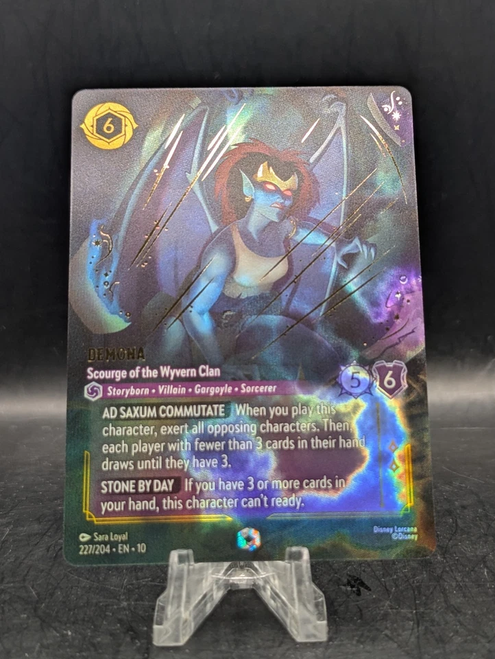 Lorcana Whisper In The Well Enchanted Demona Scourge Of The Wyvern Clan 227/204 - Image 3 of 4