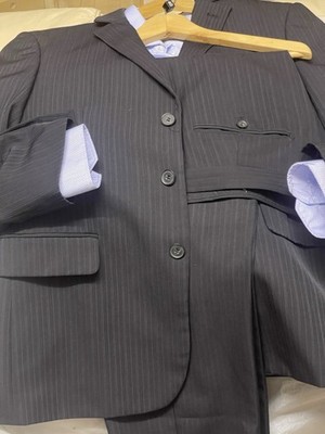 Taylor & Wright Fine Tailoring - 2Pieces 3-Buttons Notched Suit Men s U.K-40S EUR50