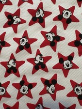 Mickey Mouse Sweatshirt Fabric By Peter Pan Fabrics 56" wide -1.5 Yards New