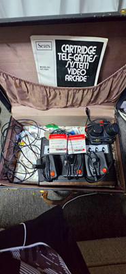 Sears Cartridge Tele-Games Video Arcade Console Atari 2600