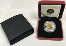 2004 Canada 50C 9.3g .925 Sterling Silver - Clouded Sulphur - OGP Box and COA