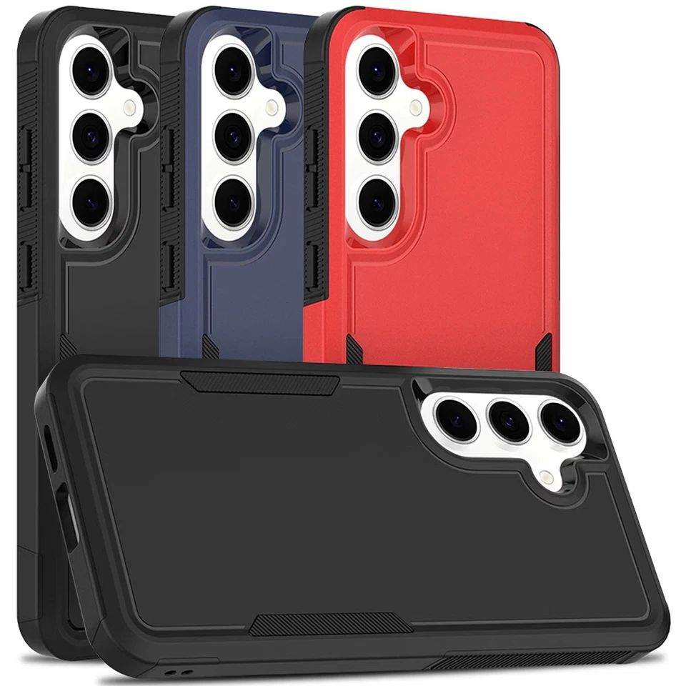 Capa telefone resistente resistente camada dupla para Samsung Galaxy S25 FE