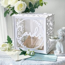 Wedding invitation box, wedding banquet, PVC material, with acrylic window