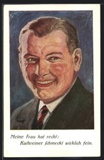 Ansichtskarte Reklame für Kathreiners Kneipp Malzkaffee 