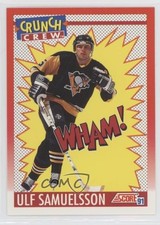 1991-92 Score Canadian Crunch Crew Bilingual Ulf Samuelsson #308 0bg9
