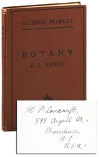 J.D. Hooker-SCIENCE PRIMERS: BOTANY (1915)-H.P. LOVECRAFT'S COPY, SIGNED-NEAR FN