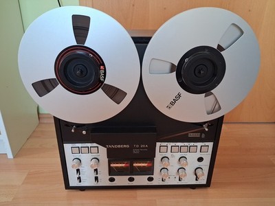 Tandberg TD 20A Tonbandgerät - 4-Spur -  4 Motorn + 2 x Tonbänder + Netzkabel 