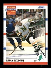  1990 Brian Bellows 322 Nordiques 23 Score Hockey Sports Trading Card 
