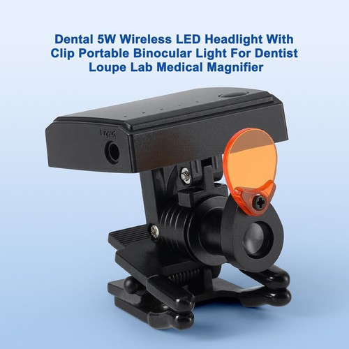 Faro proiettore a clip medico odontoiatrico chirurgico LED 5W per lenti d'ingrandimento binoculari - Foto 7 di 25