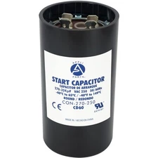 Appli Parts Motor Start Capacitor 270-324 Mfd (microfarads) uF 250 VAC... 