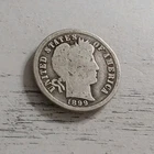 1899-P Barber Silver Dime ~ Free Shipping!