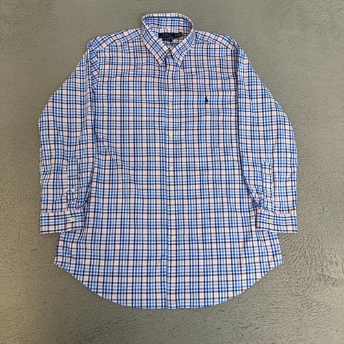 Polo Ralph Lauren Performance Hemd Herren Gr. XL Classic Fit kariert Knopfleiste