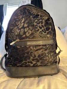 MICHAEL KORS Morgan Medium Backpack‎ - Truffle Leppard Print Great Condition Michael Kors Zebra Print Medium Backpack | Mercari main image 4