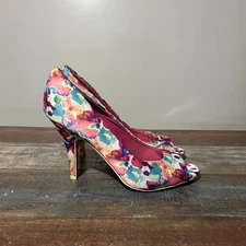 Christian Siriano For Payless Heels Floral Size 9.5 EX🦄