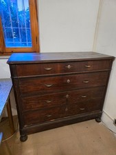 COMO' 4 CASSETTI in legno CASSETTONE CASSETTIERA