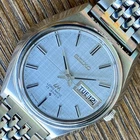 Linen Seiko On Rice Beads - Vintage 1970 LM Lordmatic 5606-7010 Proof Of Service