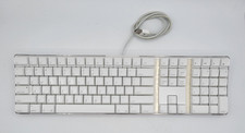 Genuine Apple Mac Keyboard A1048 White Wired Full Size English w/ 2 USB Port Hub