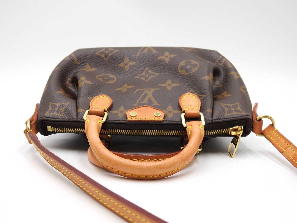 LOUIS VUITTON Monogram Nano Turenne 2way Shoulder Hand Bag Canvas LOUIS VUITTON Monogram Nano Turenne 2way Shoulder Hand Bag Canvas