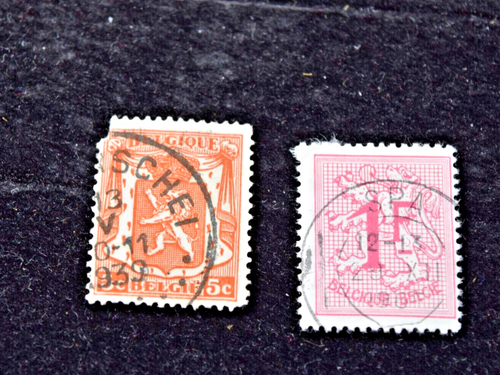 BELGIUM 1920 OLYMPICS S B140 + 1938 S266+269-270+273+275+ 1951 S 420 USED - Picture 6 of 6