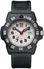 NEW LUMINOX White Dial Black Carbonox Swiss Quartz 3507 AUTHORIZED DEALER