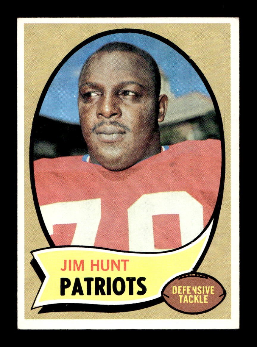 1970 Topps #111 Jim Hunt Patriots EX-MT *3q