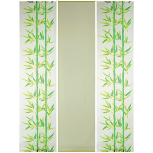 Flächenvorhang 3er Pack 60x260cm mit Druck inkl. Zubehör Schiebevorhang Gardine - Bild 19 von 46