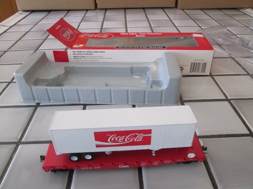 athearn ready to roll COCA-COLA 50 foot flat car with trailer load HO scale / - Picture 6 of 8
