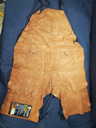 Tillman 36" BIB Welding Apron 24" x 36" Cowhide Side Split Leather Heavyweight