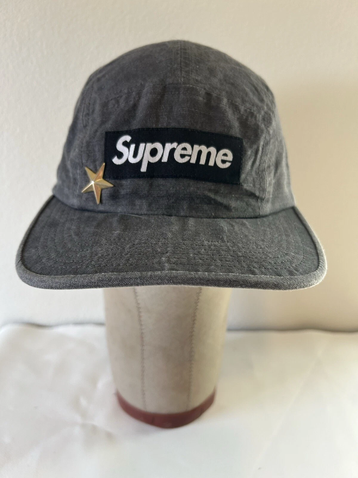 Casquette Supreme Camp grise occasion taille unique