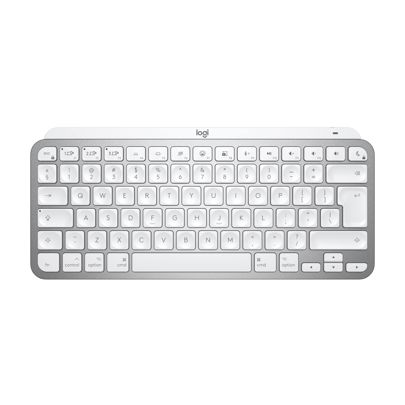 Logitech MXKEYS MINI F. MAC WRLS ILLUM. PALE GRIJS - PAN - NORDIC