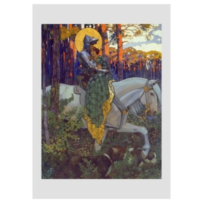 Maximilian Liebenwein - St George & The Libyan Princess: Poster (11.7'' x 16.5'')