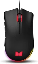 Monster Alpha 9.0 RGB Wired Gaming Mouse, Programmable LED, Customizable Buttons