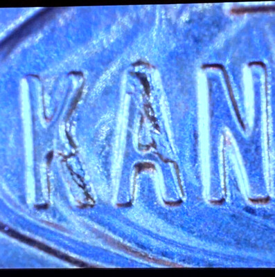 Edith Kanaka'ole 2023 P Quarter Die chips on ''K'' and ''A''